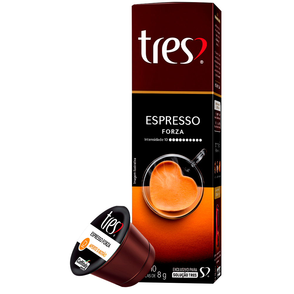 CAPSULA TRES EXPRESSO FORZA 80G