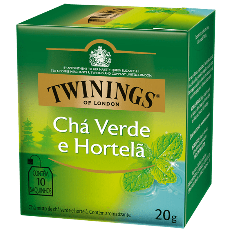 CHA TWININGS VERDE/HORTELA 10G
