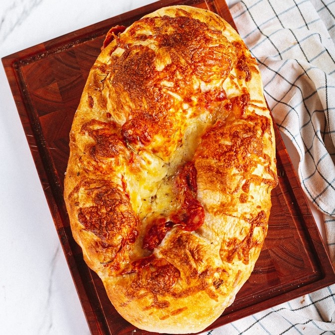 Focaccia de calabresa - Boníssima