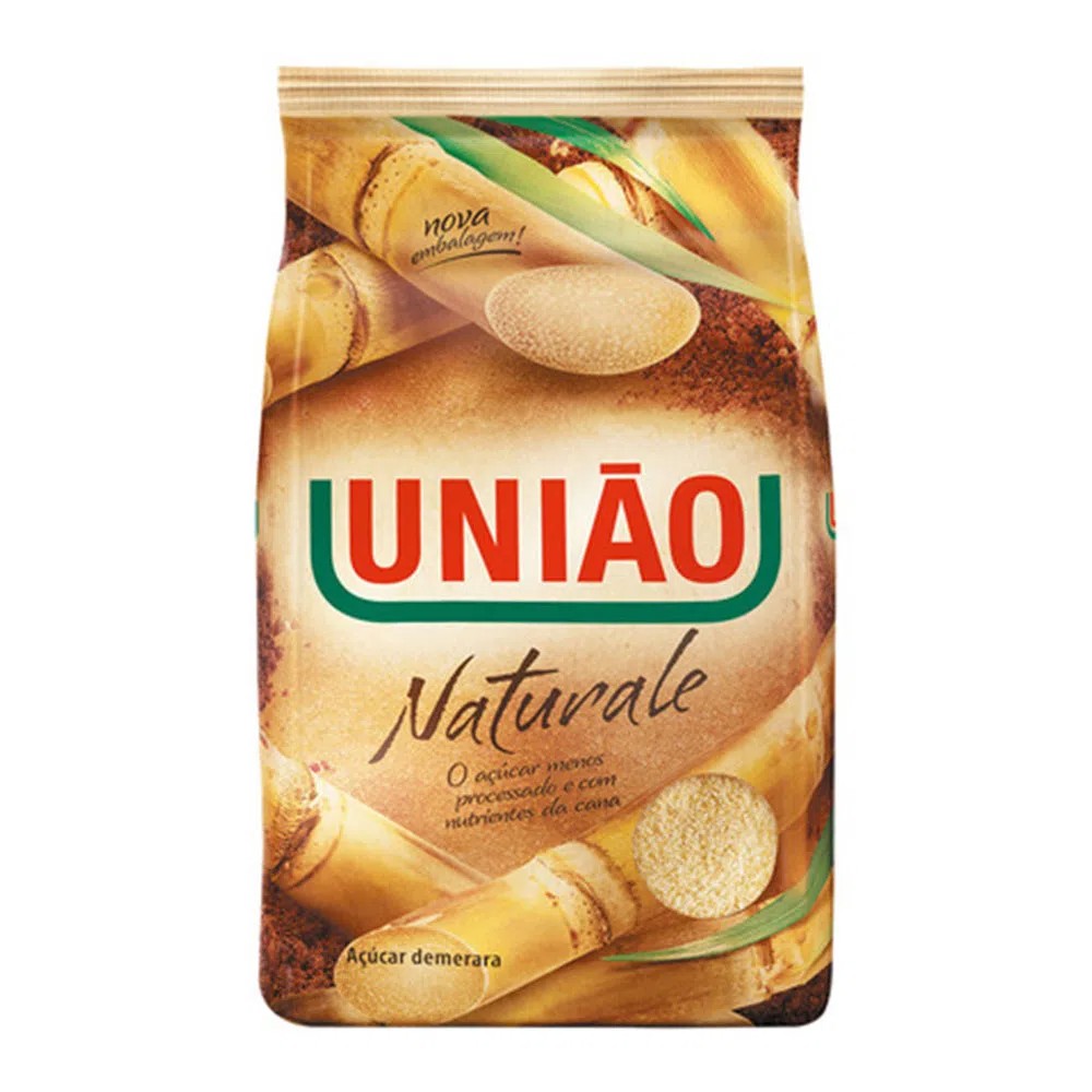 AÇÚCAR DEMERARA UNIÃO NATURALLE 1KG