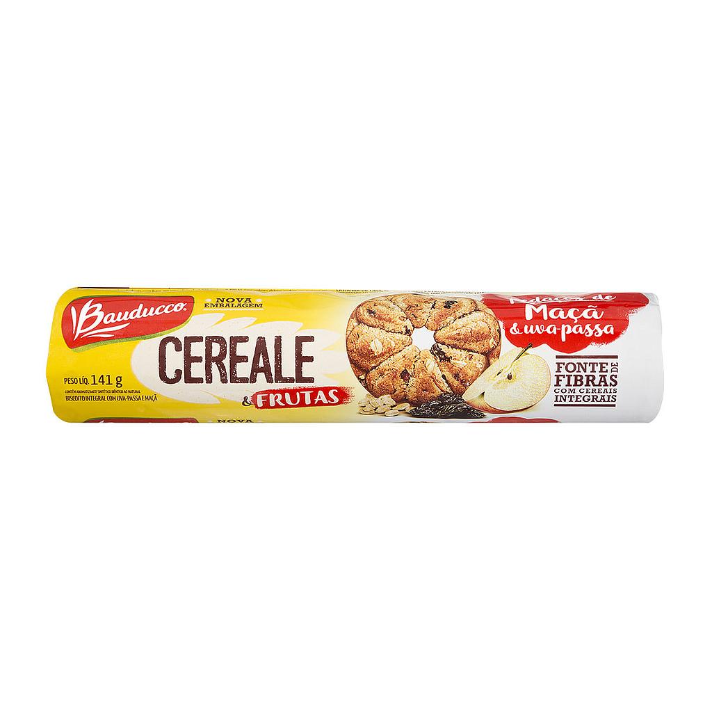 BISCOITO BAUDUCCO CEREALE MACA E UVA PASSAS 141G