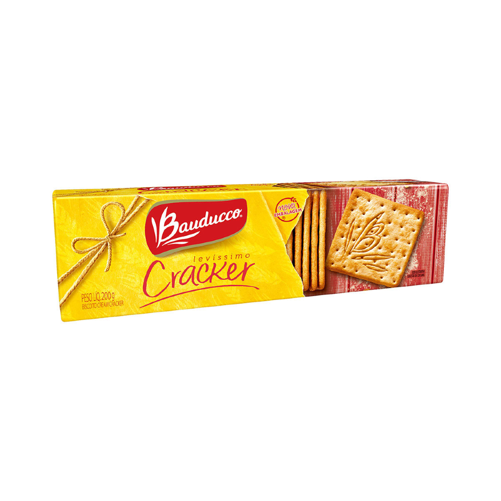 BISCOITO BAUDUCCO LEVISSIMO CRACKER 200G