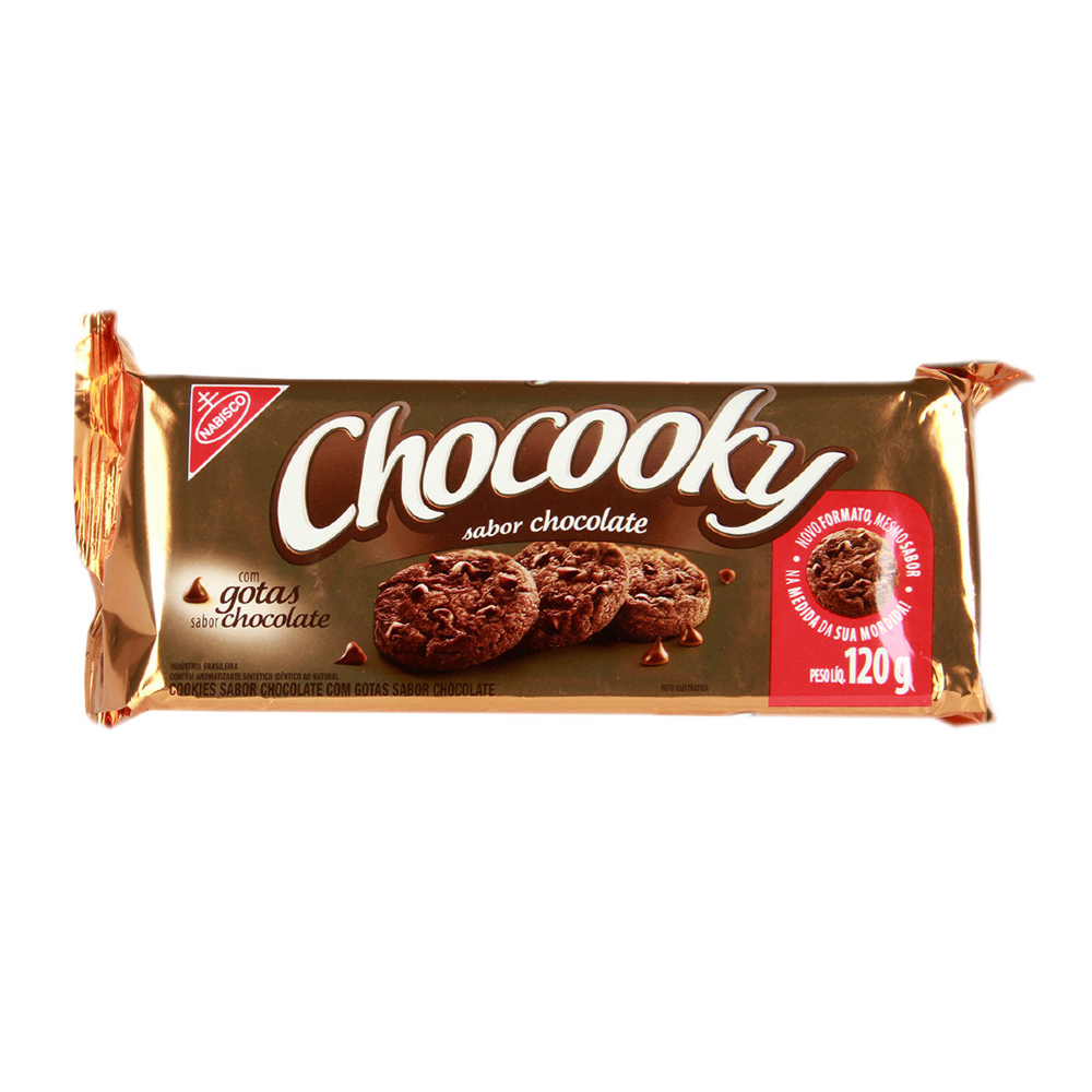 BISCOITO NABISCO CHOCOOKY CHOCOLATE 120G