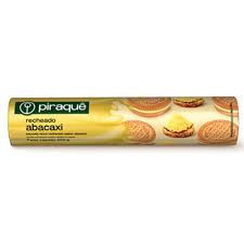 BISCOITO PIRAQUE RECHEADO ABACAXI 200G