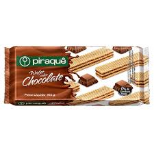 BISCOITO PIRAQUE WAFER CHOCOLATE 160G