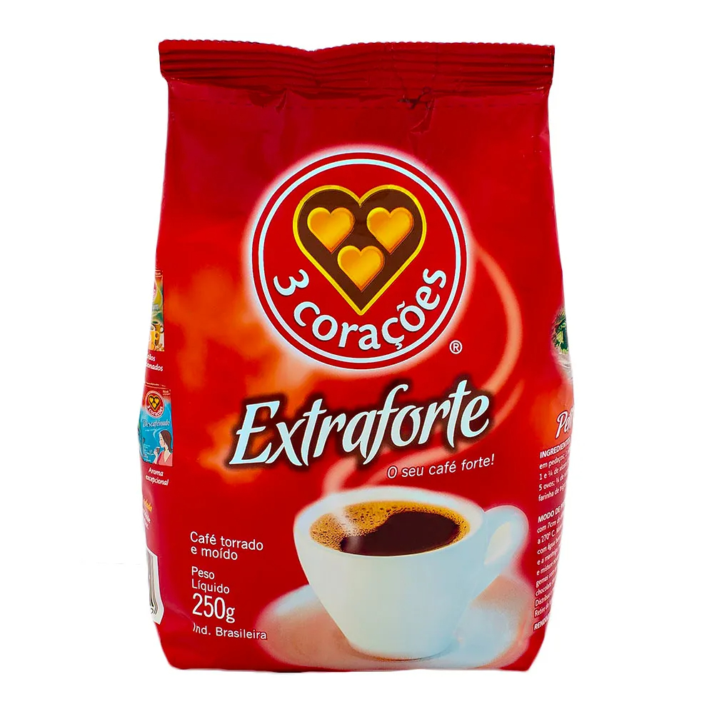 CAFE 3 CORACOES EXTRA FORTE 500G