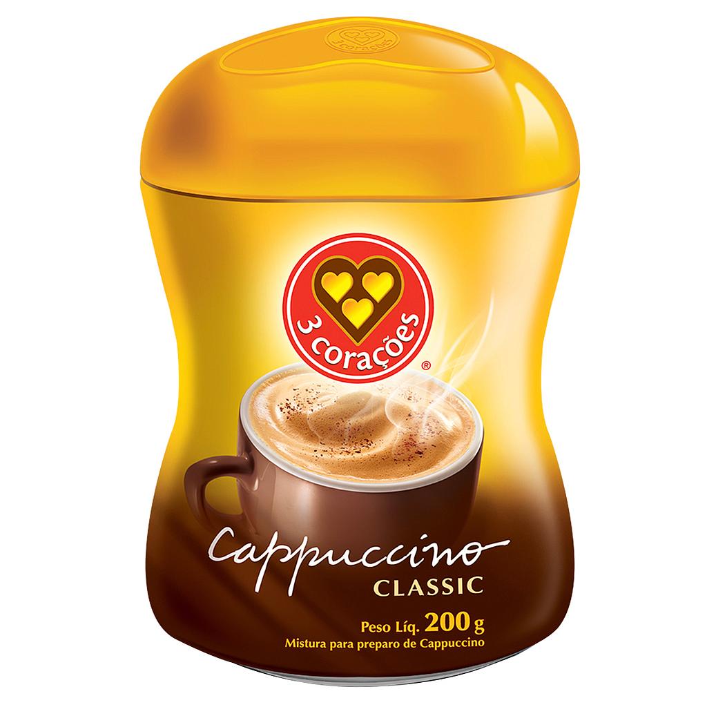 CAPPUCINO 3 CORAÇÕES CLASSIC 200G