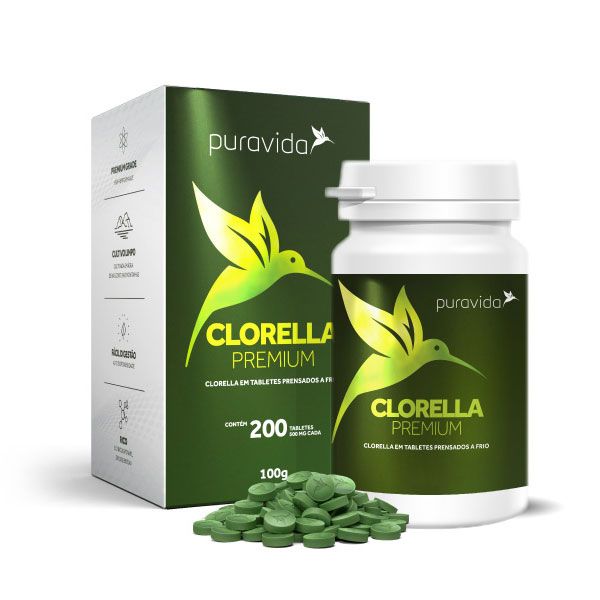 CAPSULA CLORELLA PREMIUM PURA VIDA 100G