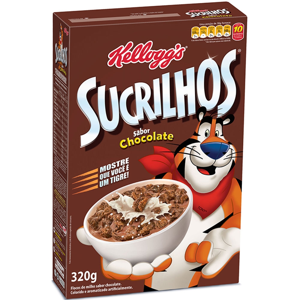 CEREAL MATINAL SUCRILHOS KELLOGGS CHOCOLATE 320GR