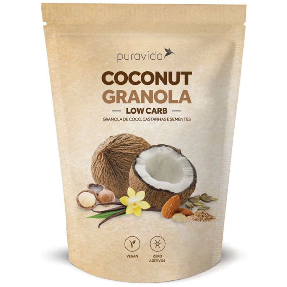 COCONUT GRANOLA LOW CARB PURA VIDA 250G