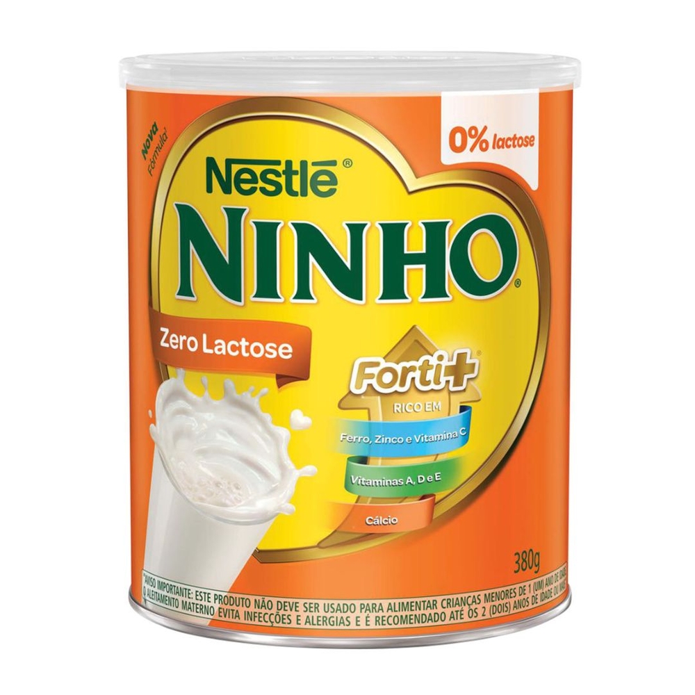 COMPOSTO LACTEO NESTLE NINHO S/ LACTOSE 380G