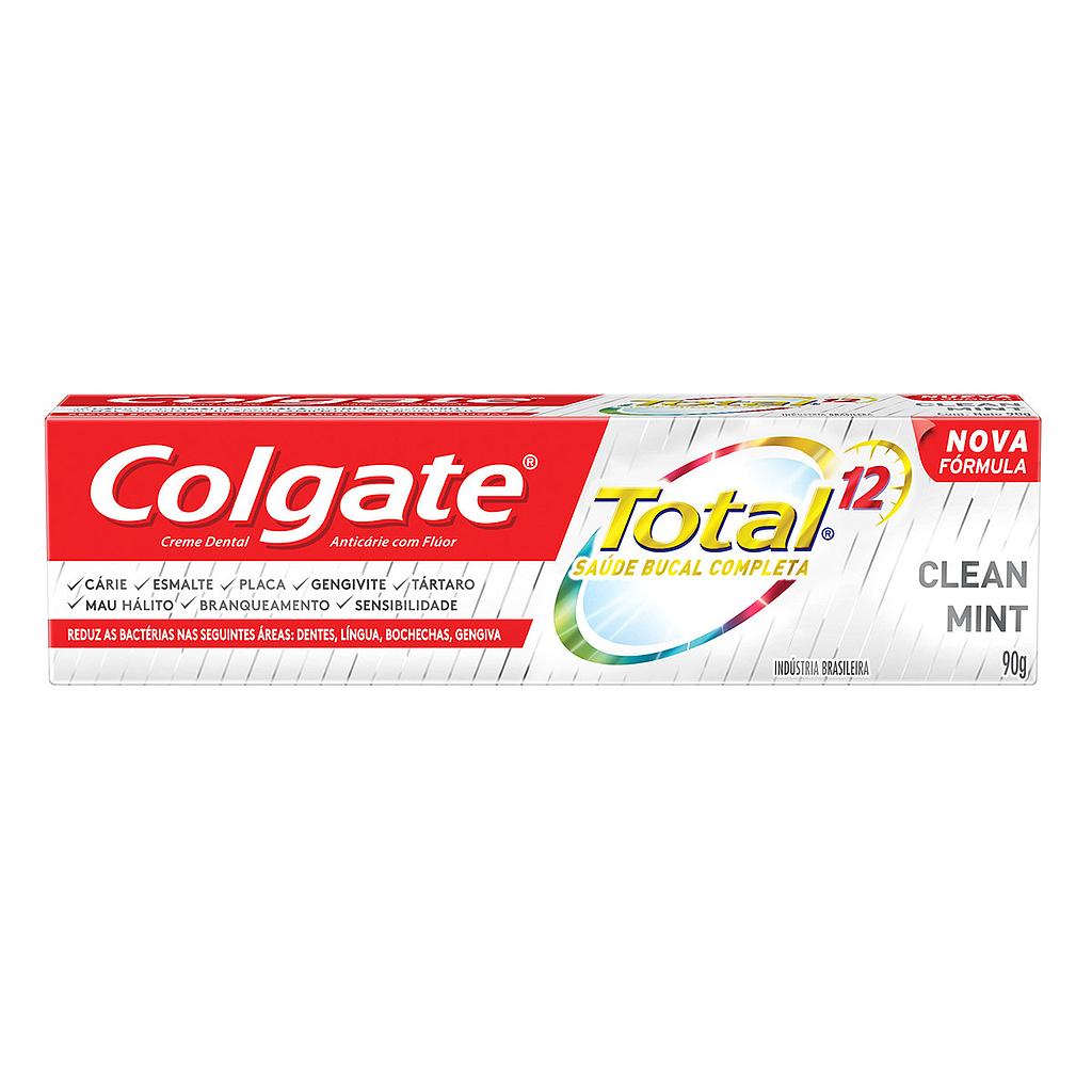 CREME DENTAL COLGATE TOTAL 12 CLEAN MINT 90G