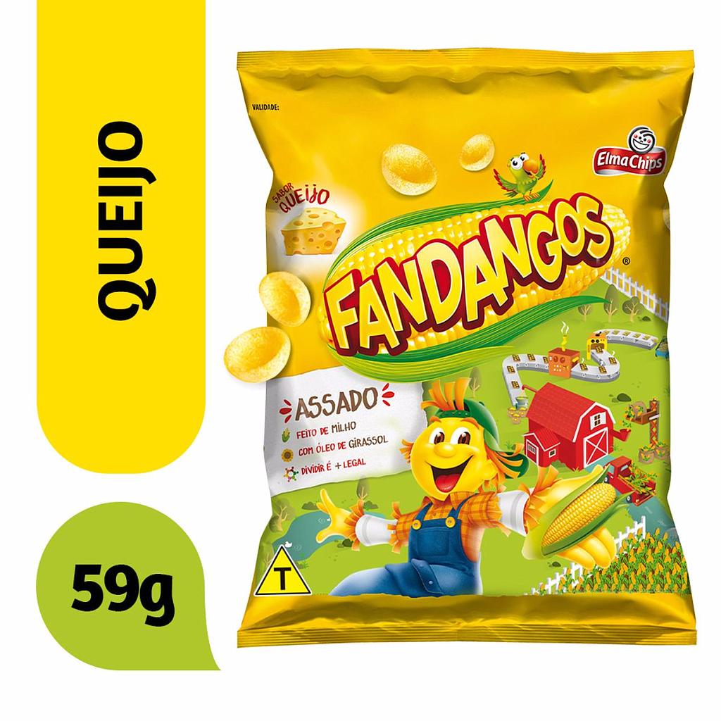 ELMA CHIPS FANDANGOS QUEIJO 59G