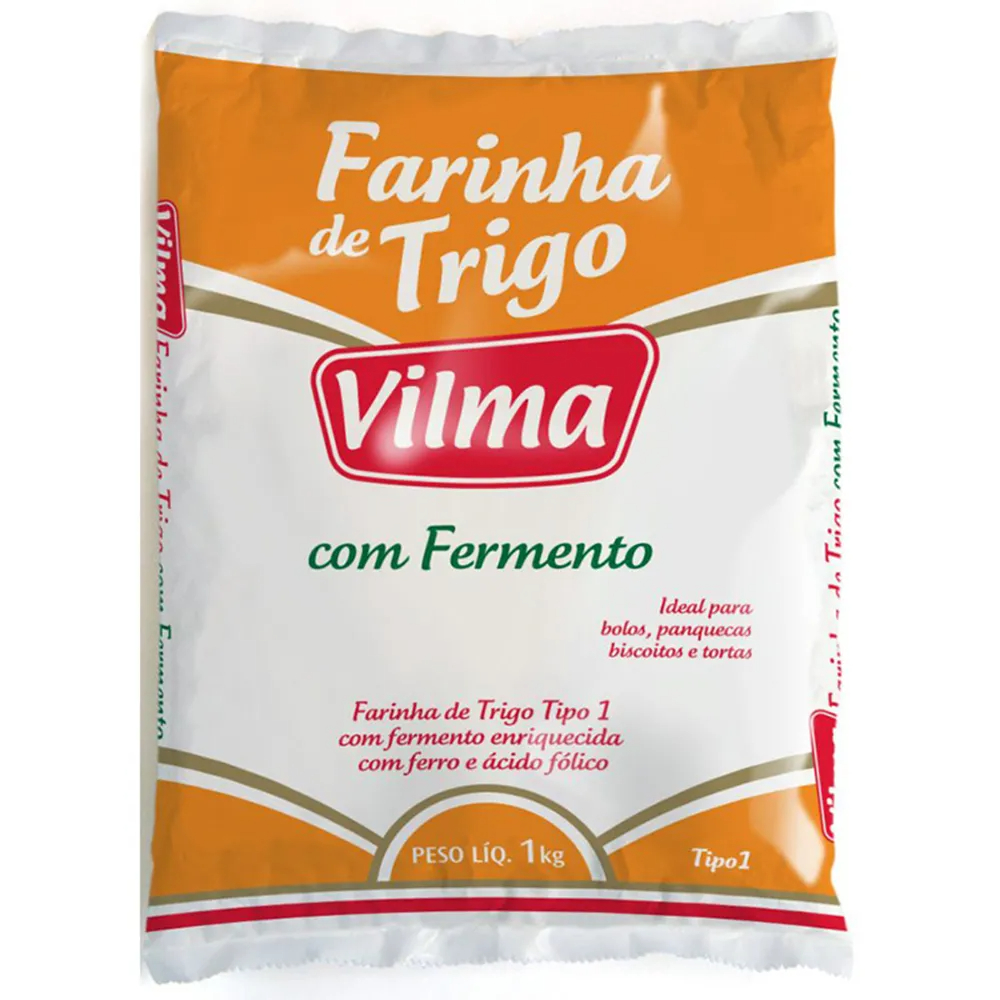 FARINHA DE TRIGO VILMA COM FERMETO 1KG