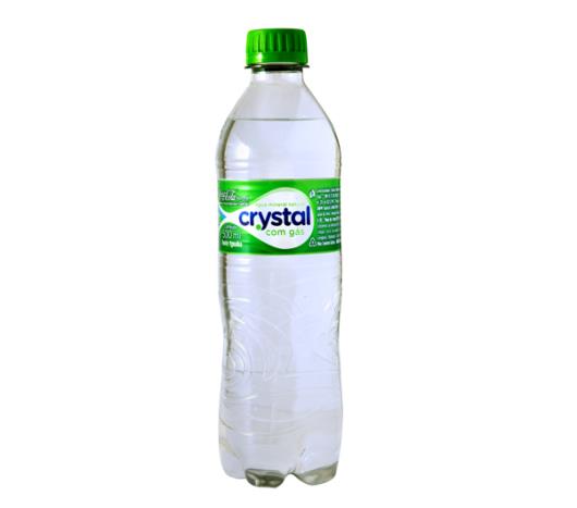 ÁGUA MINERAL CRYSTAL COM GÁS 500ML