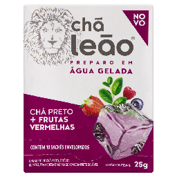 [139213] Cha Leão Gelado Preto + Frutas Vermelhas 25g (10 Sachês)