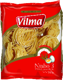 [4503] Macarrão Vilma com Ovos Ninho 3 500g
